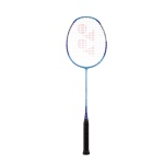 Yonex Badmintonschläger Nanoflare 001 Clear (grifflastig, flexibel) cyanblau - besaitet -
